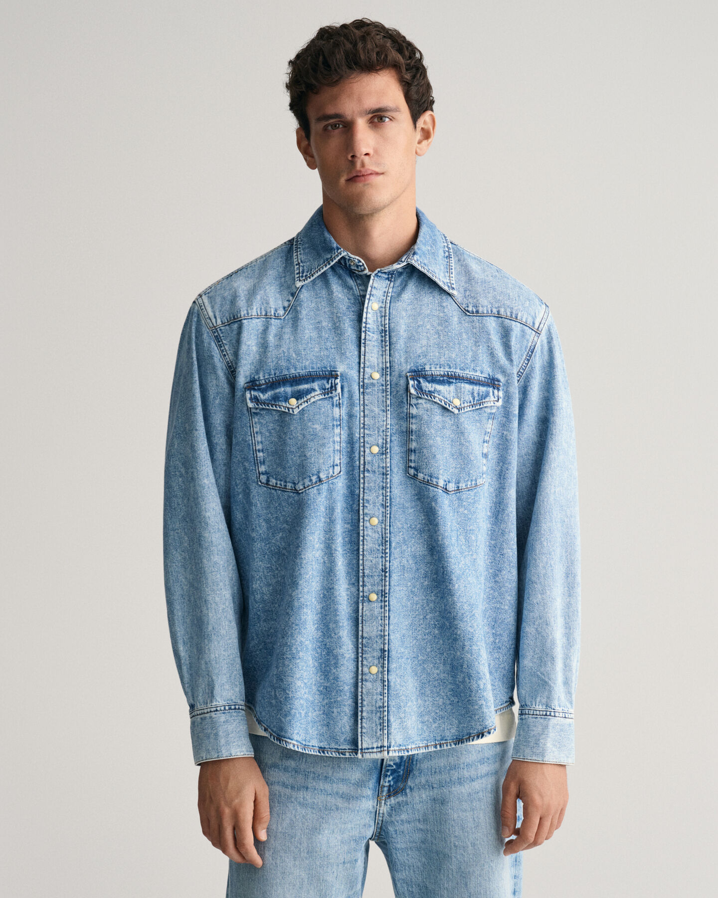 Relaxed Fit Rodeo denim hemd
