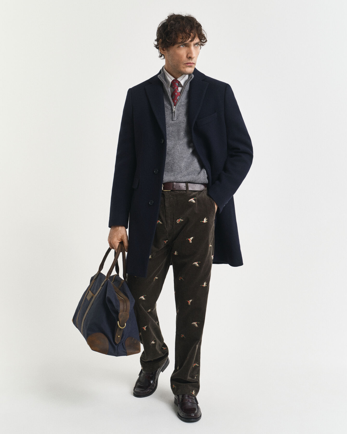 Klassieke wollen jas