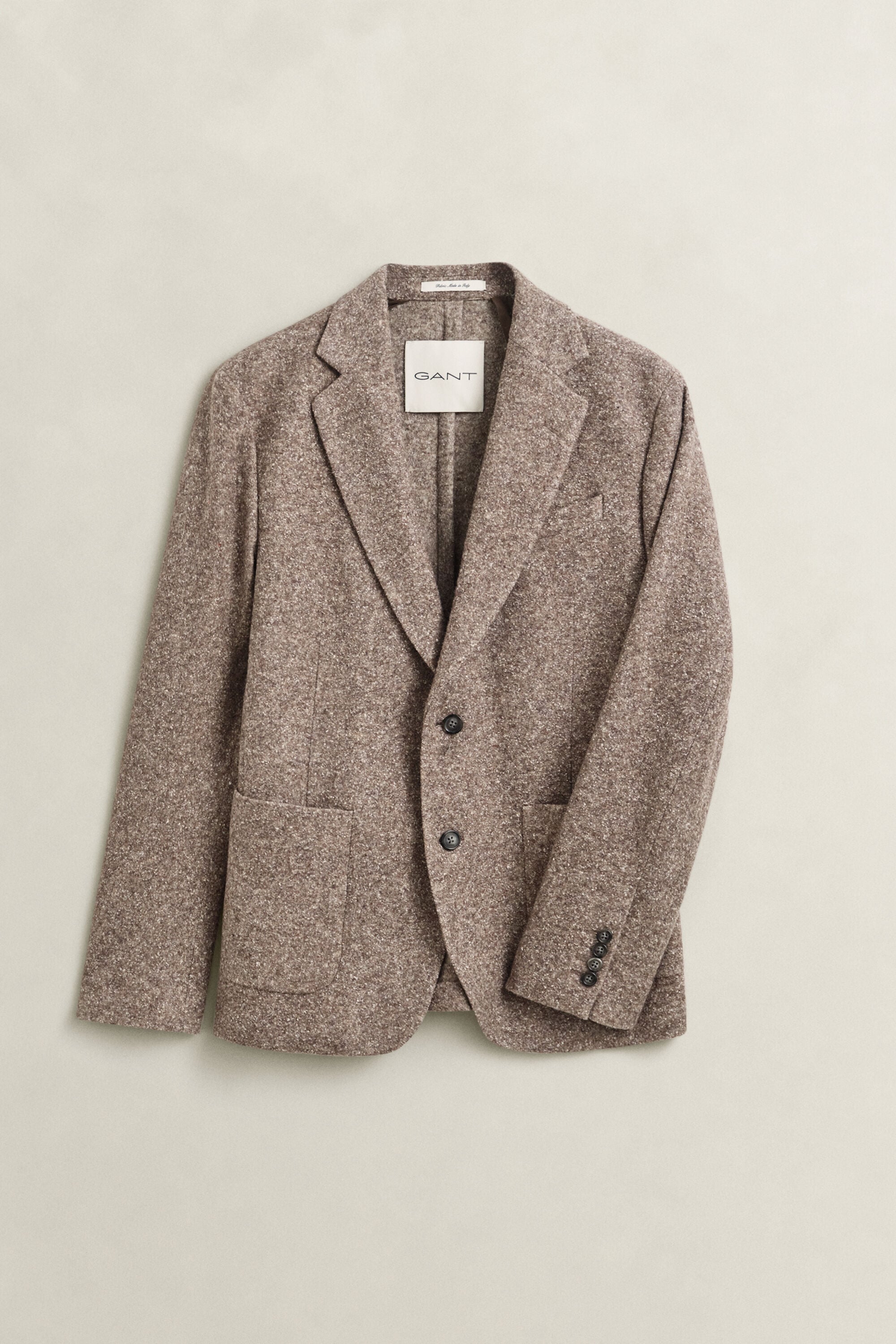 Veste blazer en jersey de laine et soie