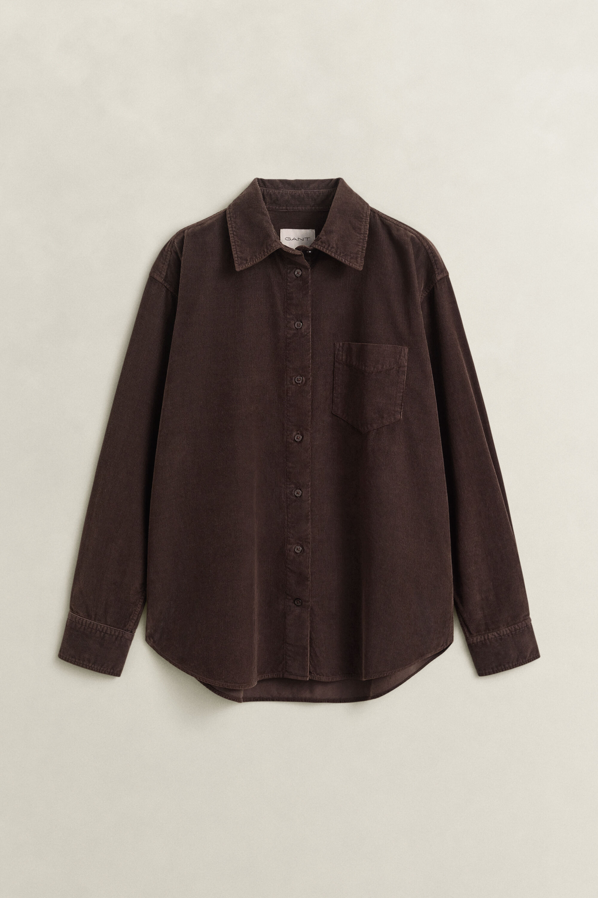 Relaxed corduroy hemd