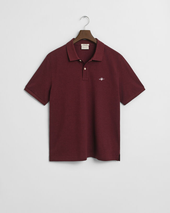 Regular Fit Shield piqué poloshirt