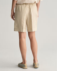 Relaxed Fit Pull-On short van linnenmix