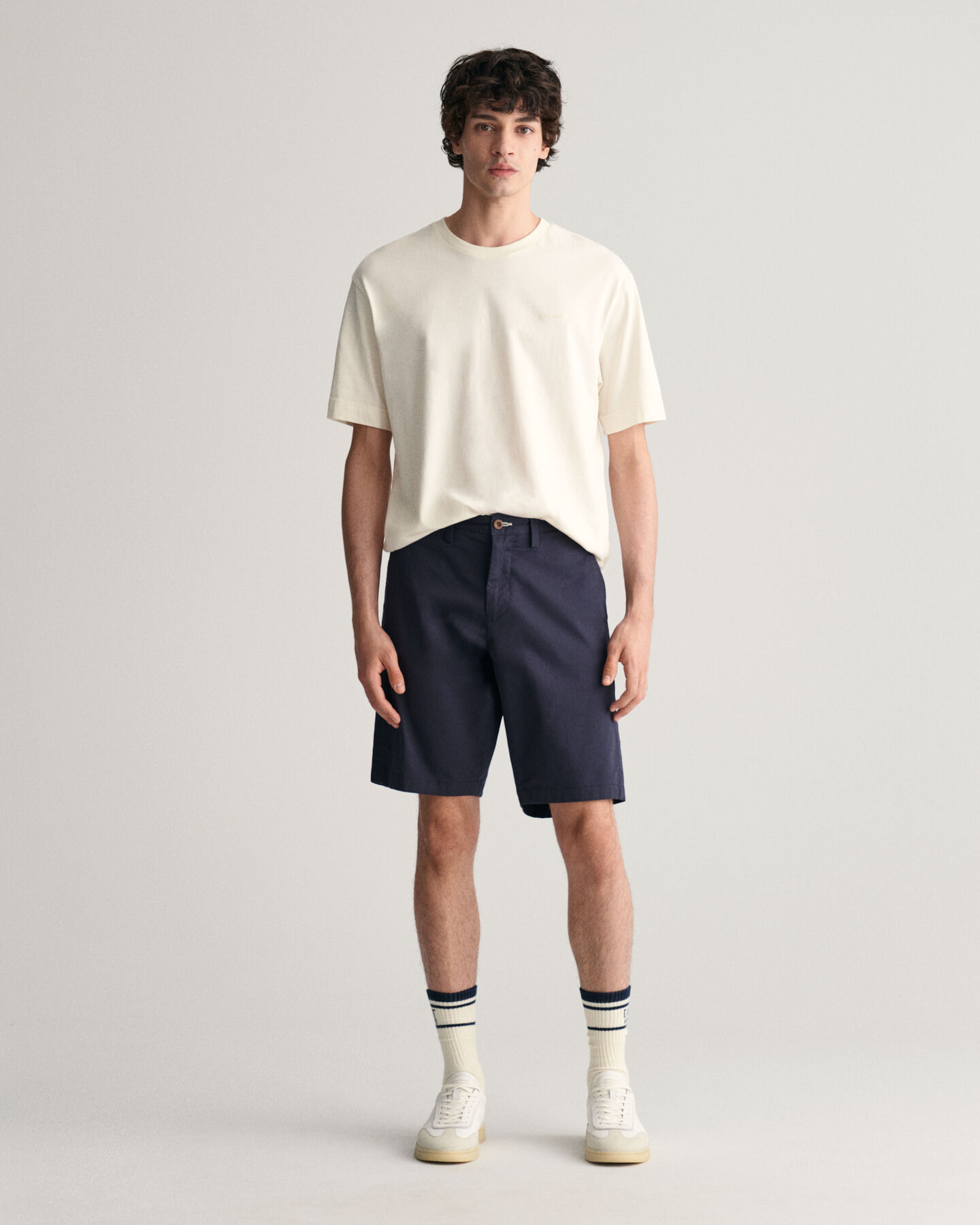 Relaxed Fit short van keperstof