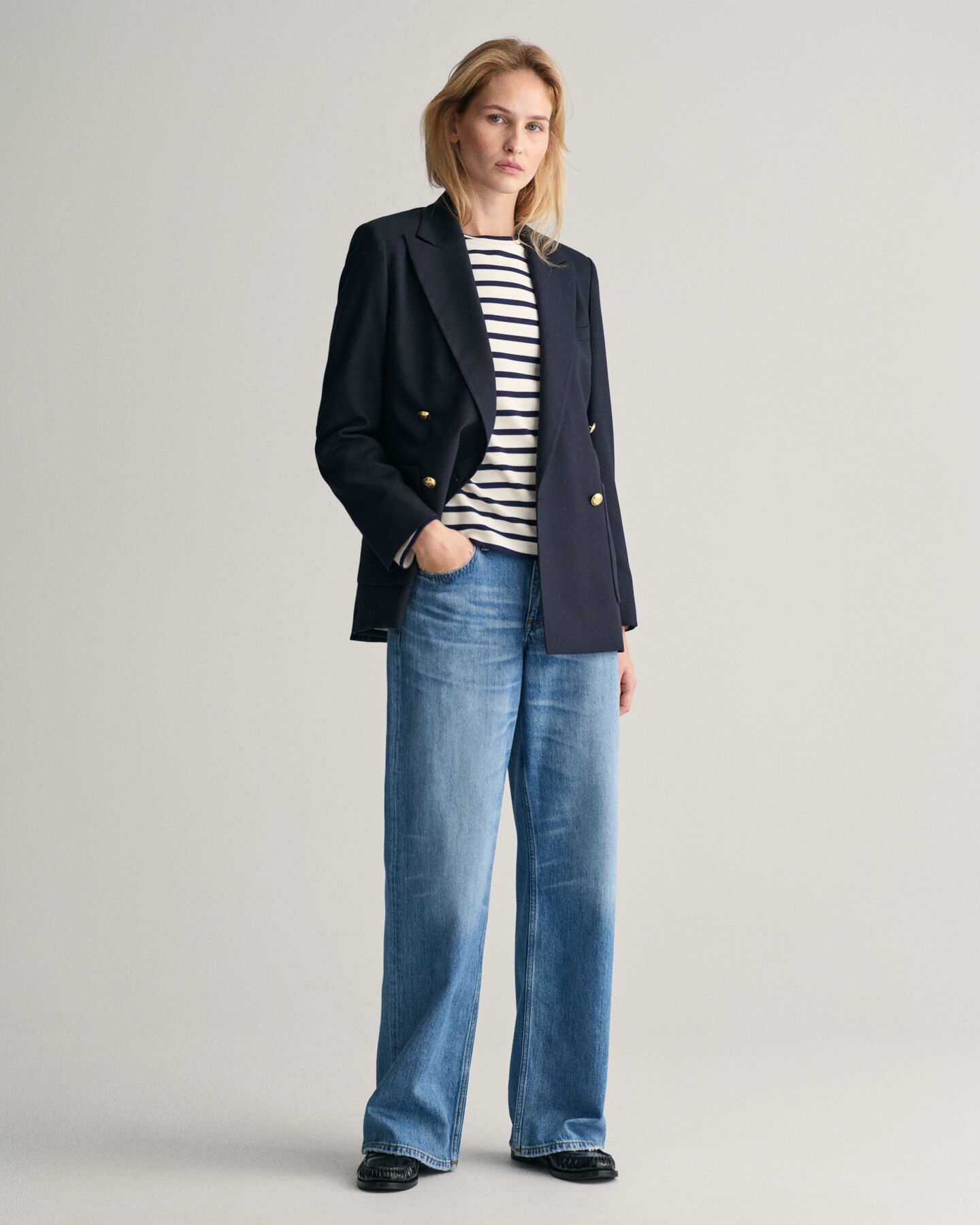 T-shirt rayé à manches longues