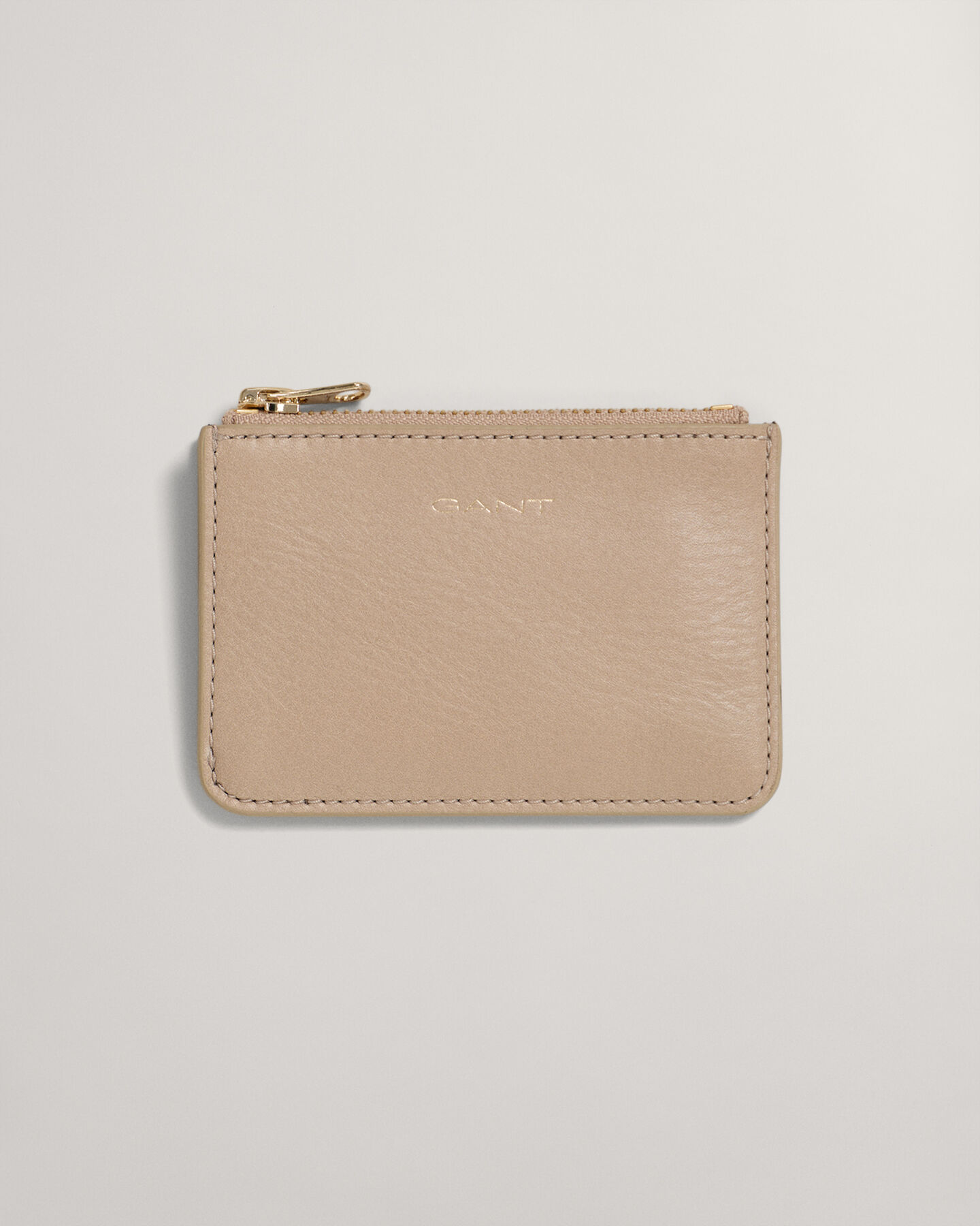 Leren zakje met rits