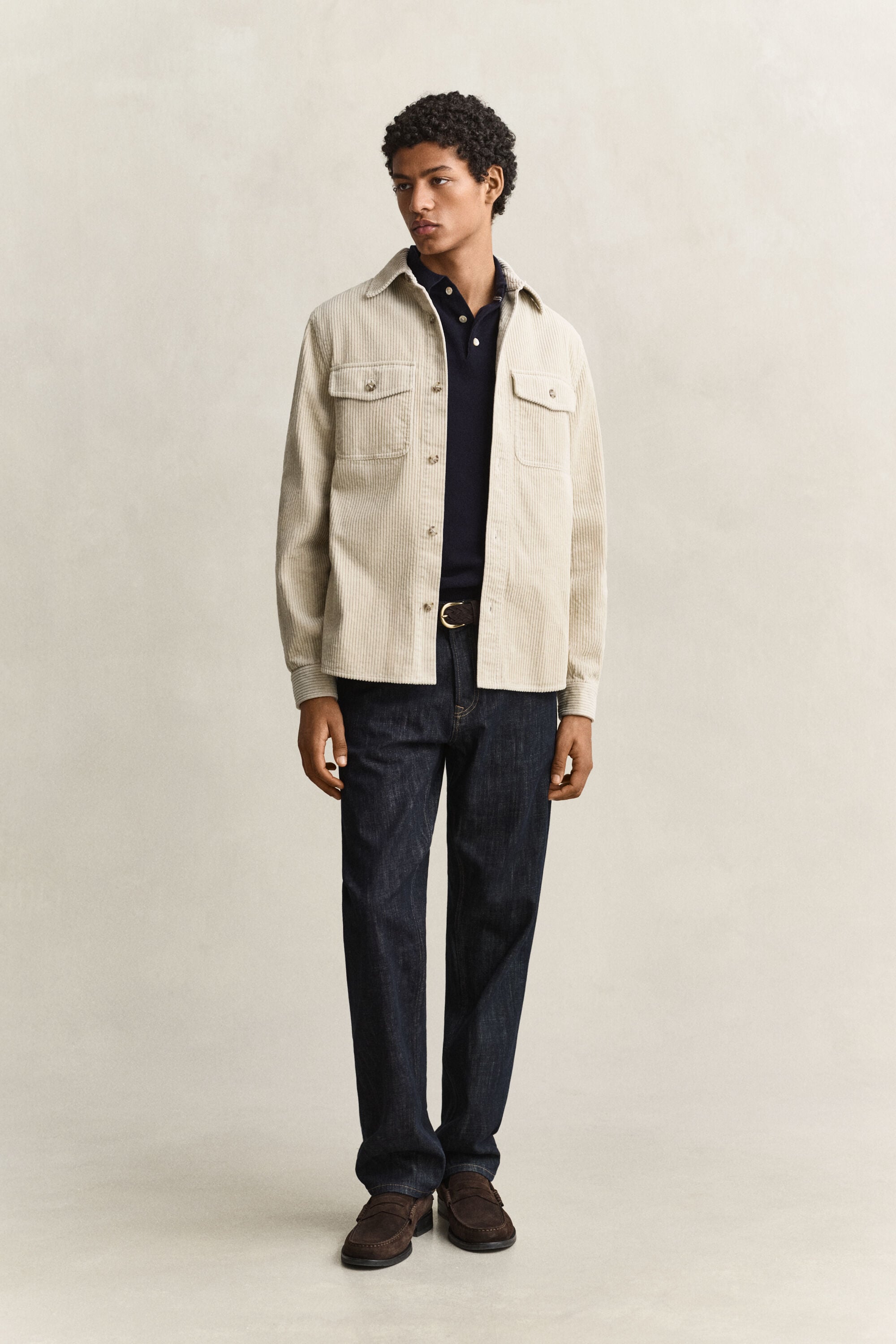 Corduroy overshirt