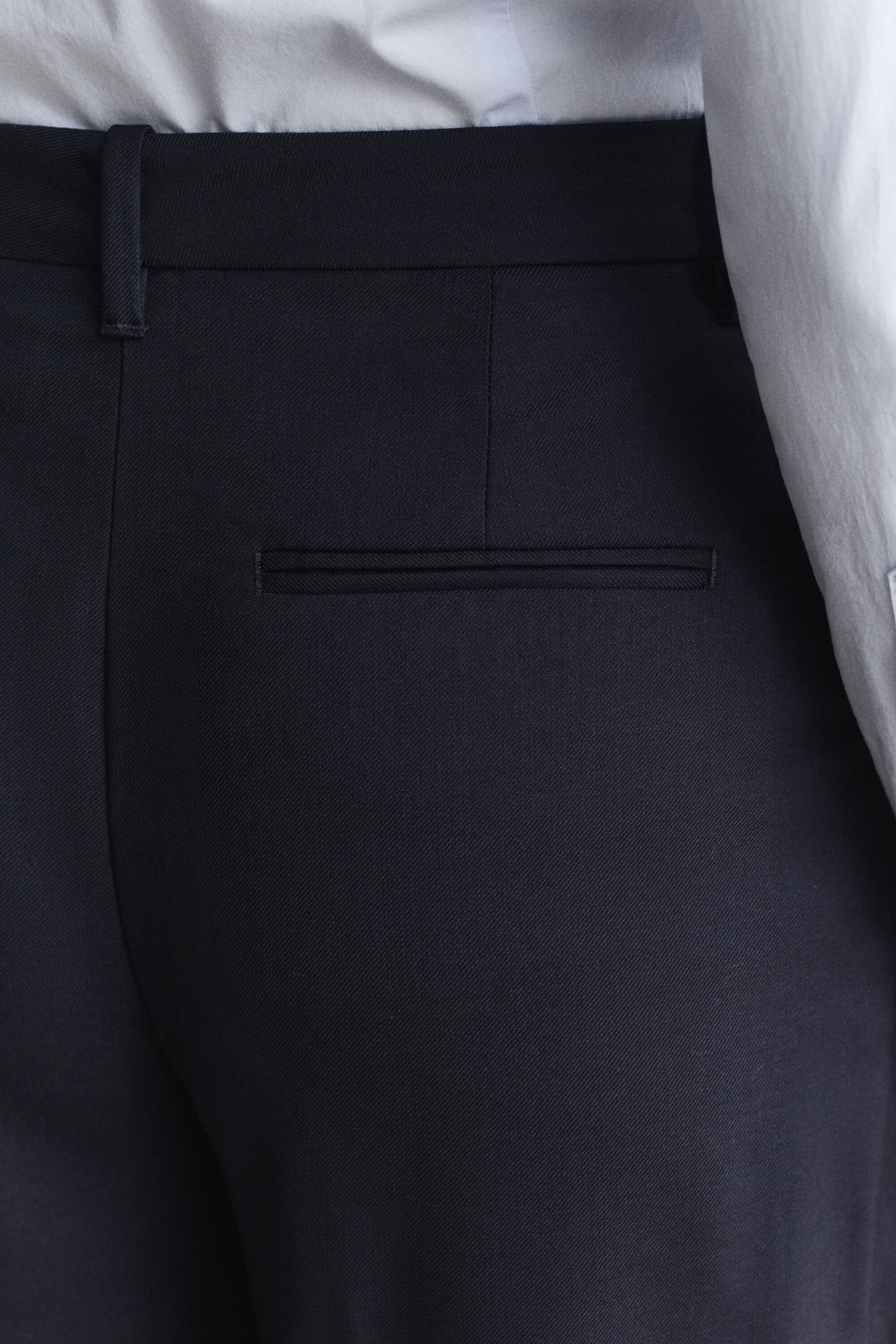Geklede broek van wolmix
