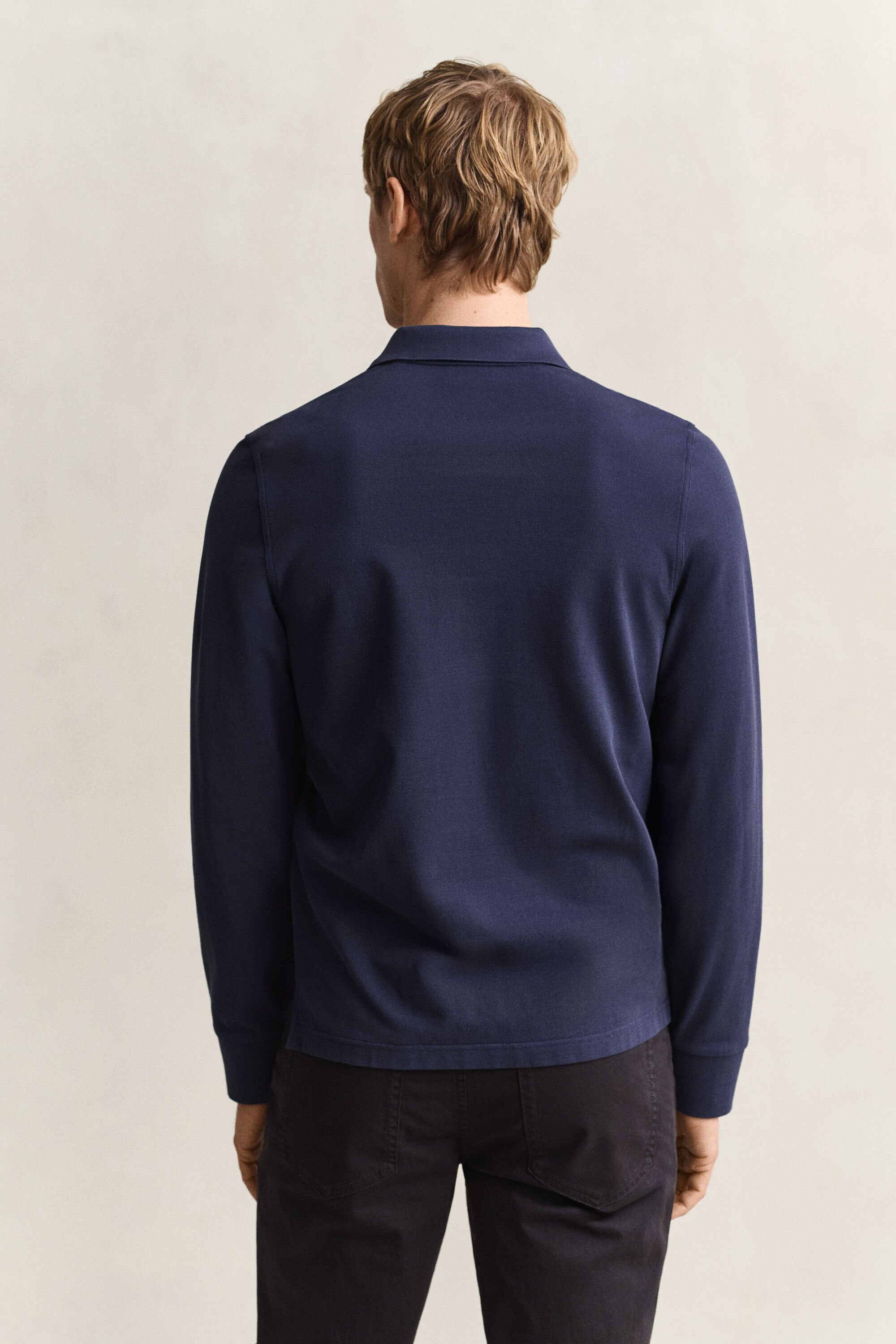 Poloshirt met lange mouwen