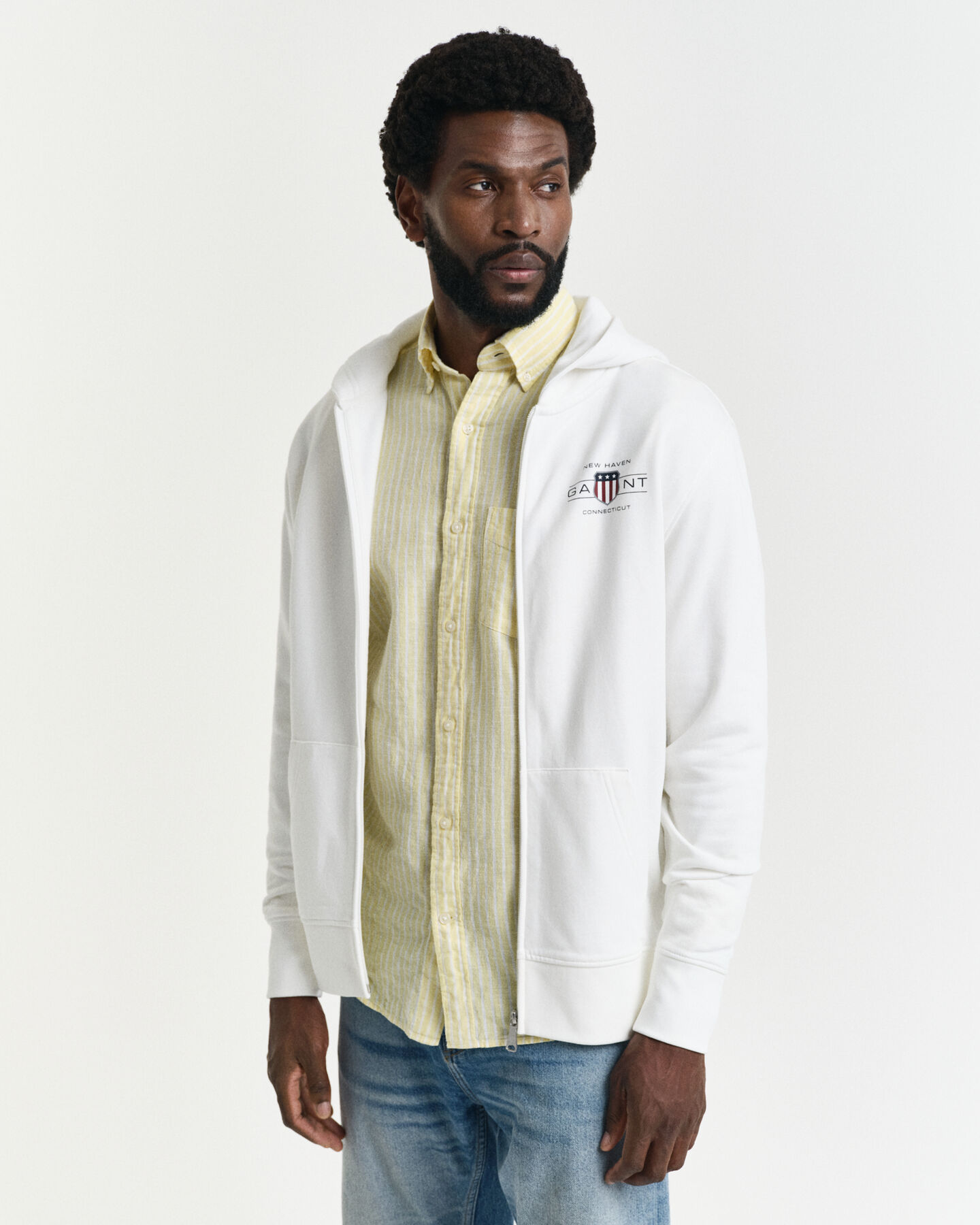 Sweat à capuche zippé Graphic