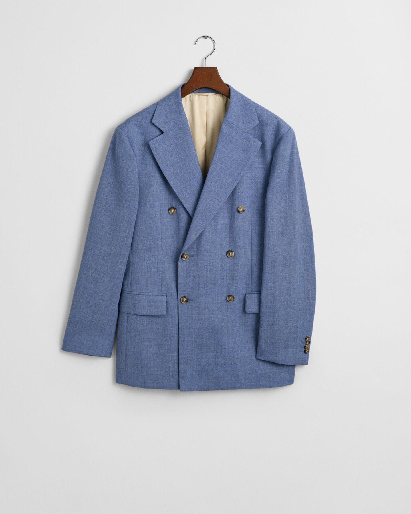 Veste de costume coupe regular en laine moulin&eacute;e