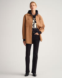 Met de hand gestikt hemdjack