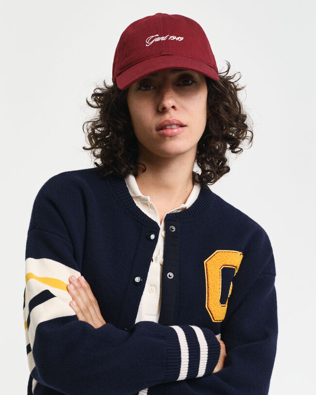 Casquette en coton Script Washed
