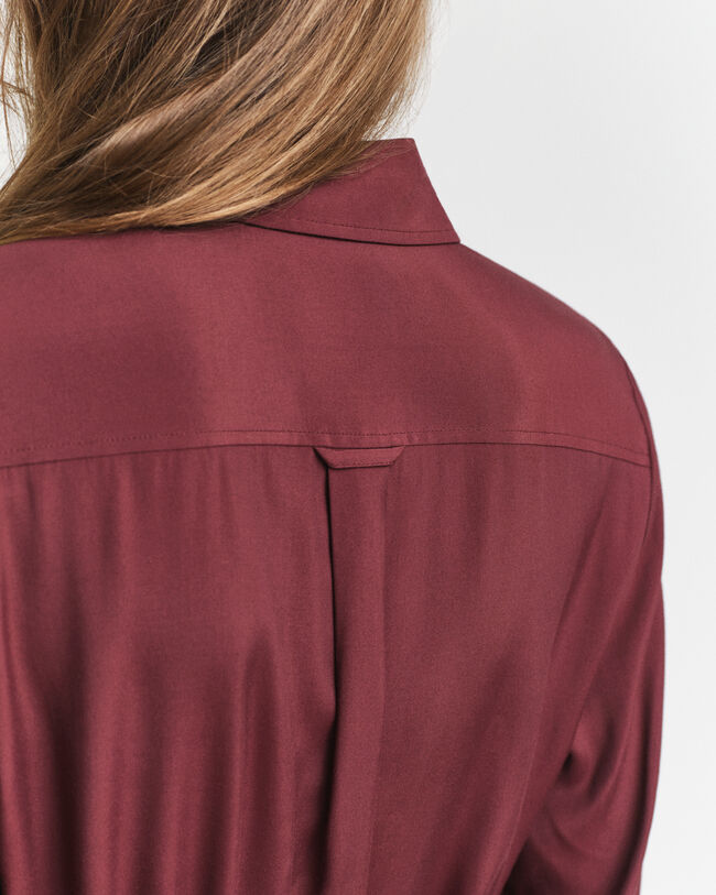 Halflange hemdjurk van viscose