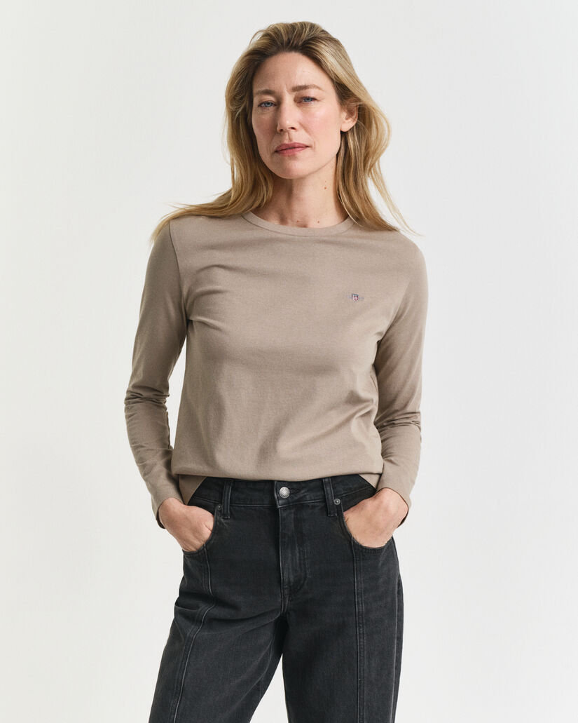 Shield T-shirt met lange mouwen