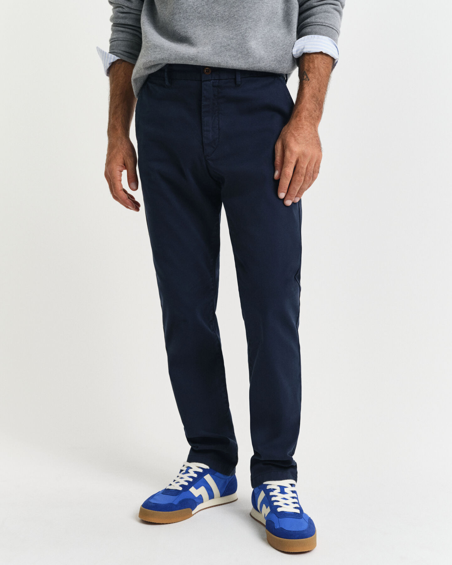 Slim Fit Dobby Structured chino