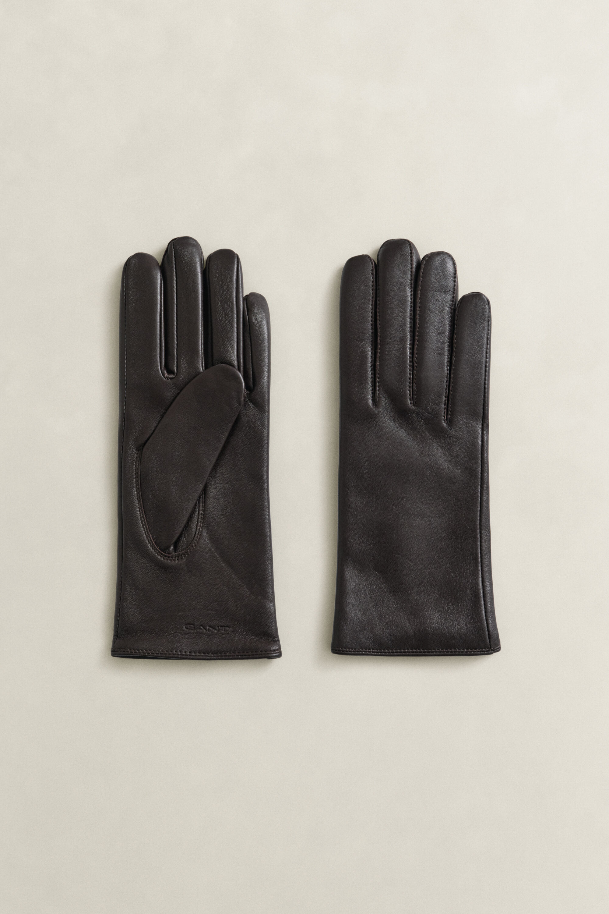 Gants en cuir doublé de cachemire