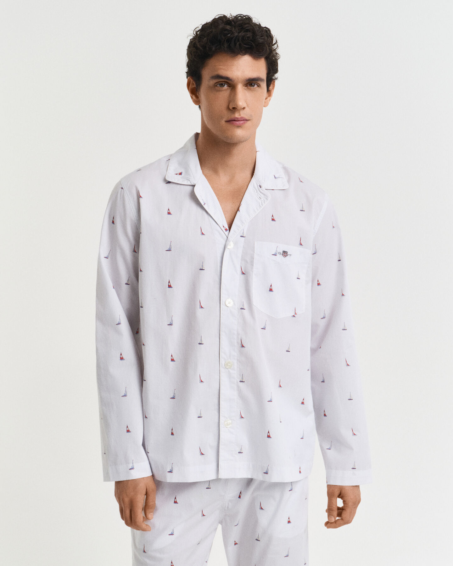 Pyjamaset met botenprint