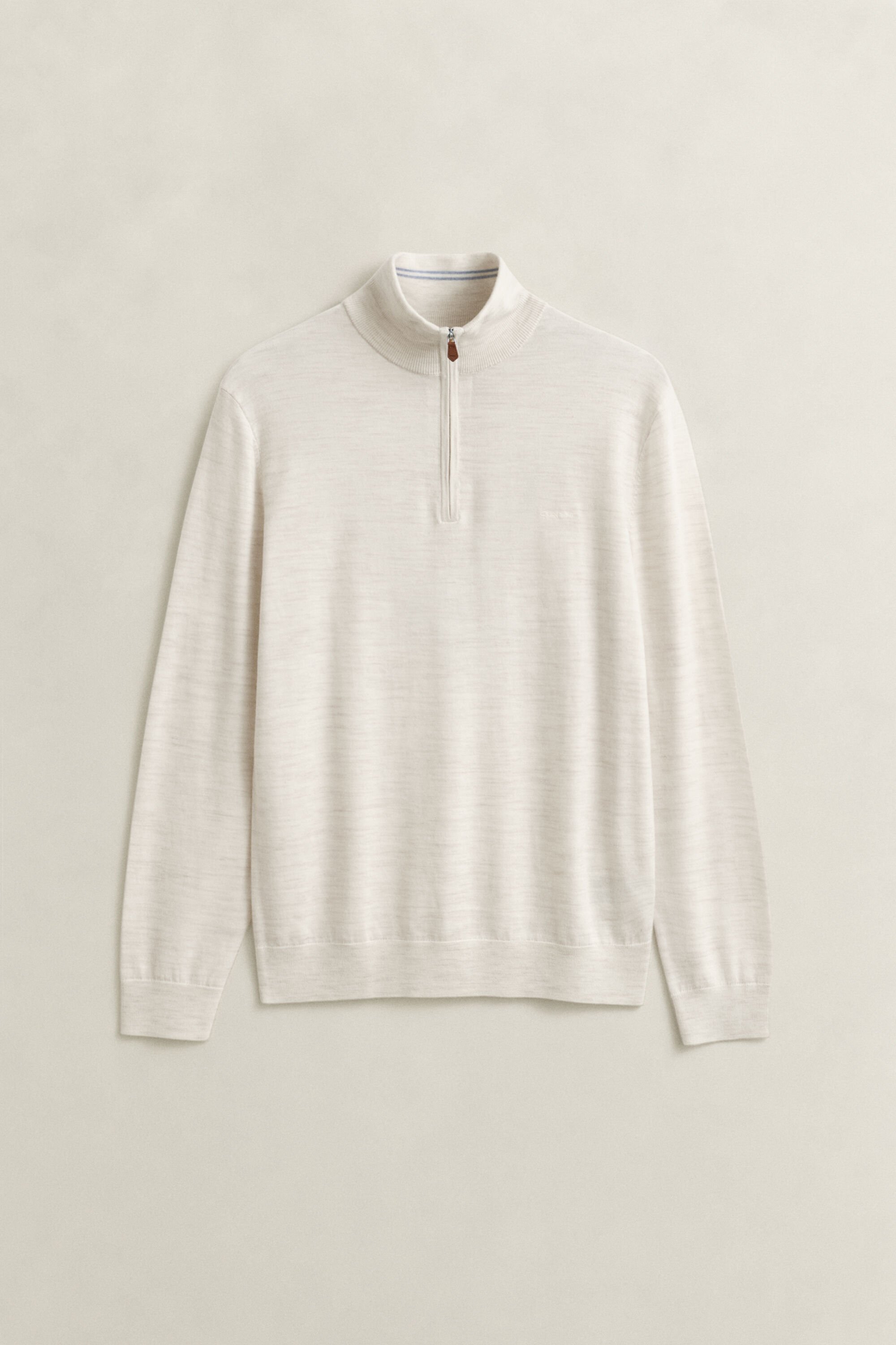 Pull à demi-zip en laine mérinos extrafine