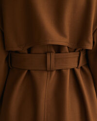 Trench-coat en laine mélangée