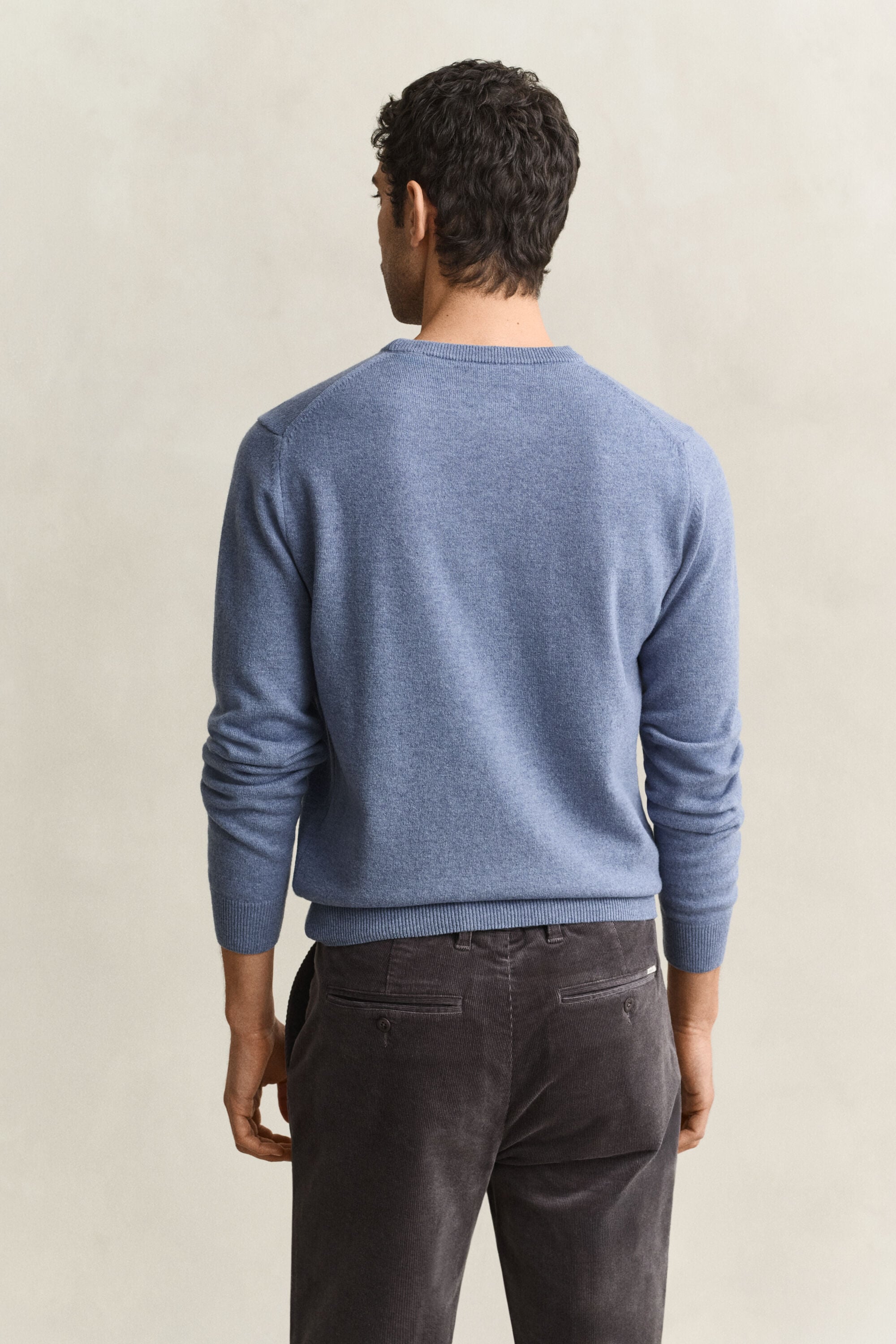 Pull col rond en laine d’agneau