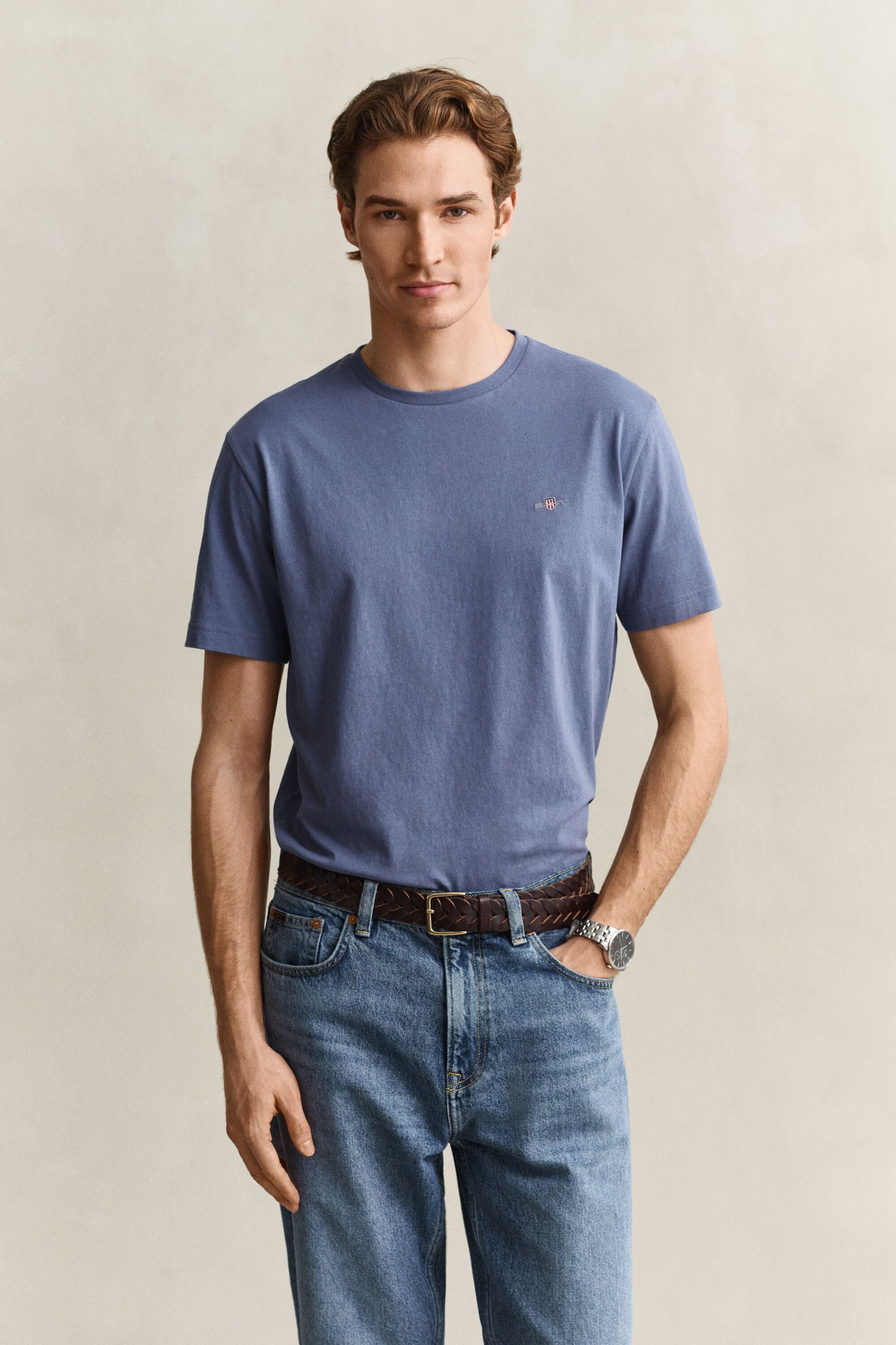 T-shirt regular avec écusson