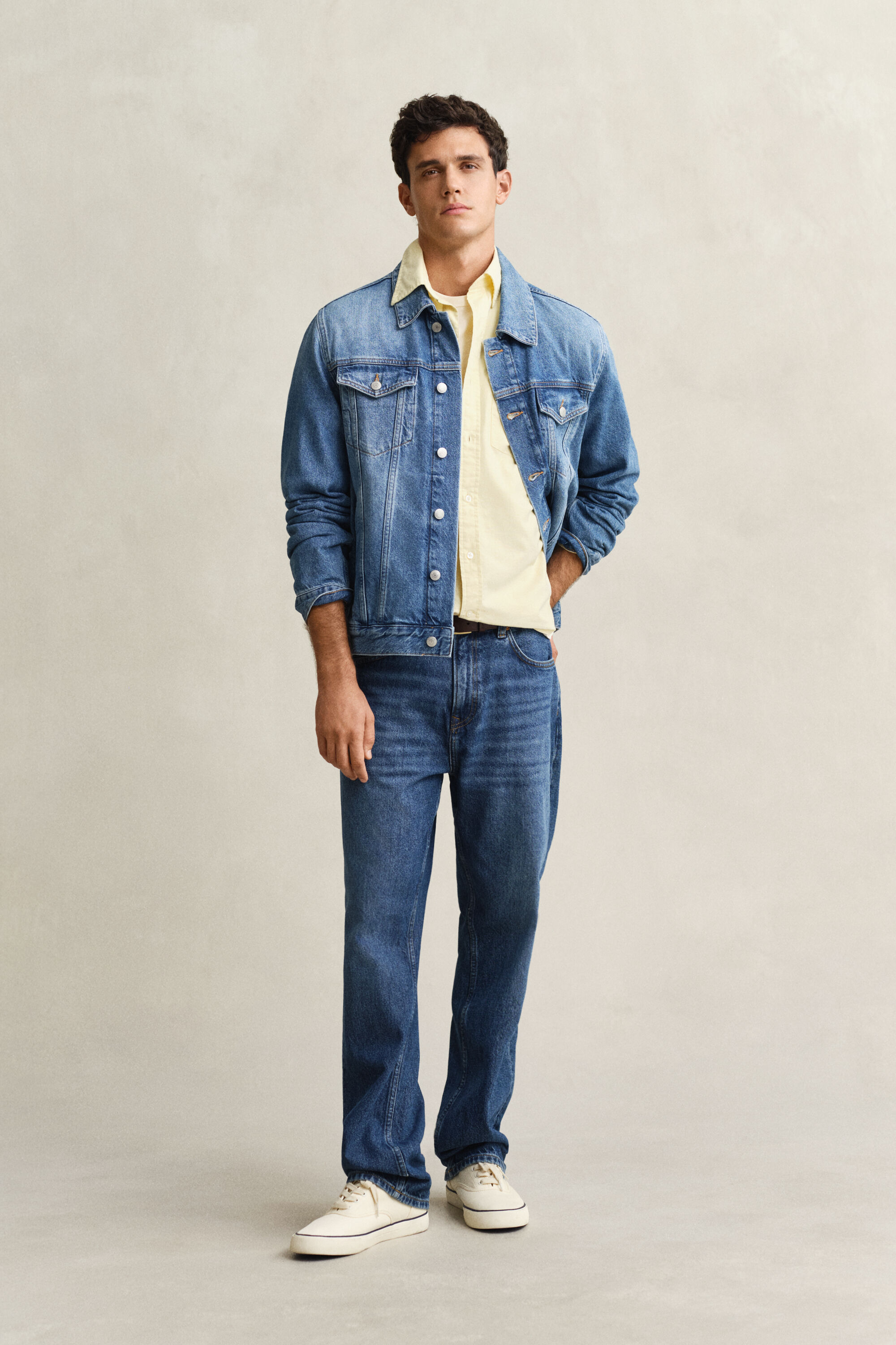 Chemise coupe regular en coton Oxford classique