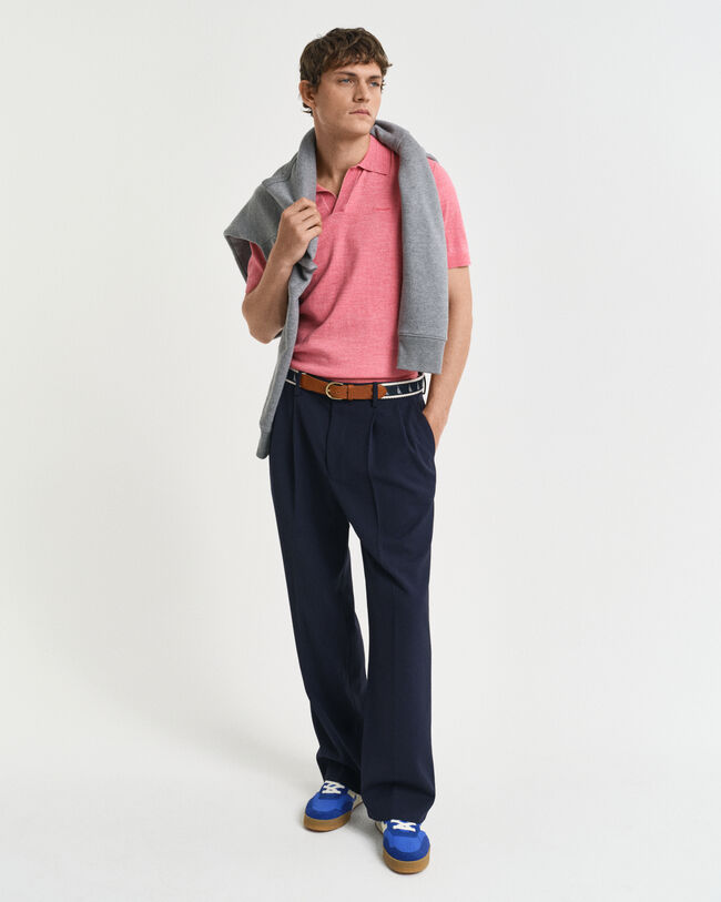 Pull façon polo à manches courtes Sunfaded