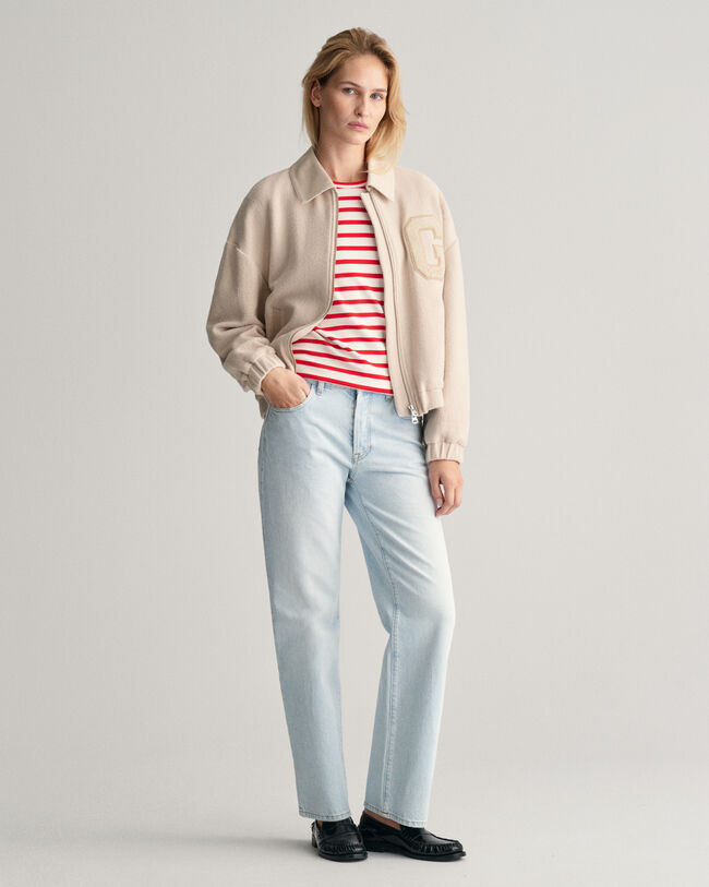 T-shirt rayé à manches longues