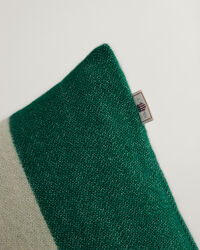 Wollen kussen met strepen