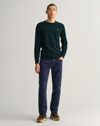 Trui met ronde hals van buitengewoon zachte lamswol