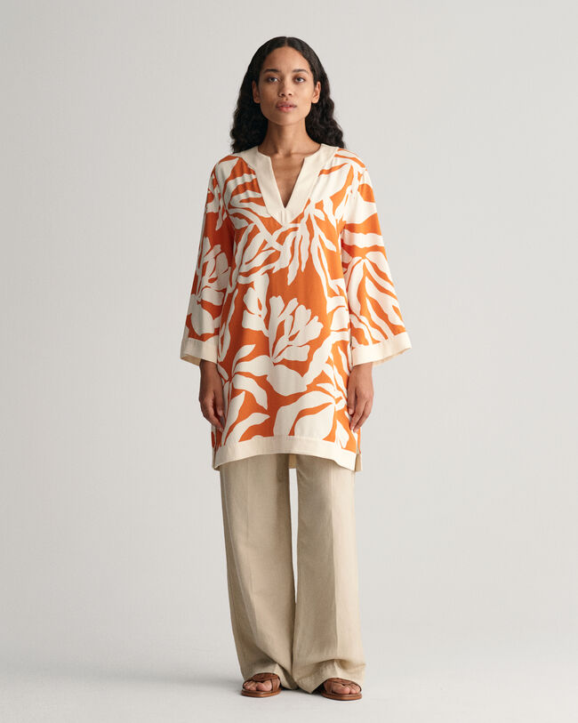 Caftan Palm Print