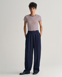 Loose Fit chino met lage taille en wijde pijpen