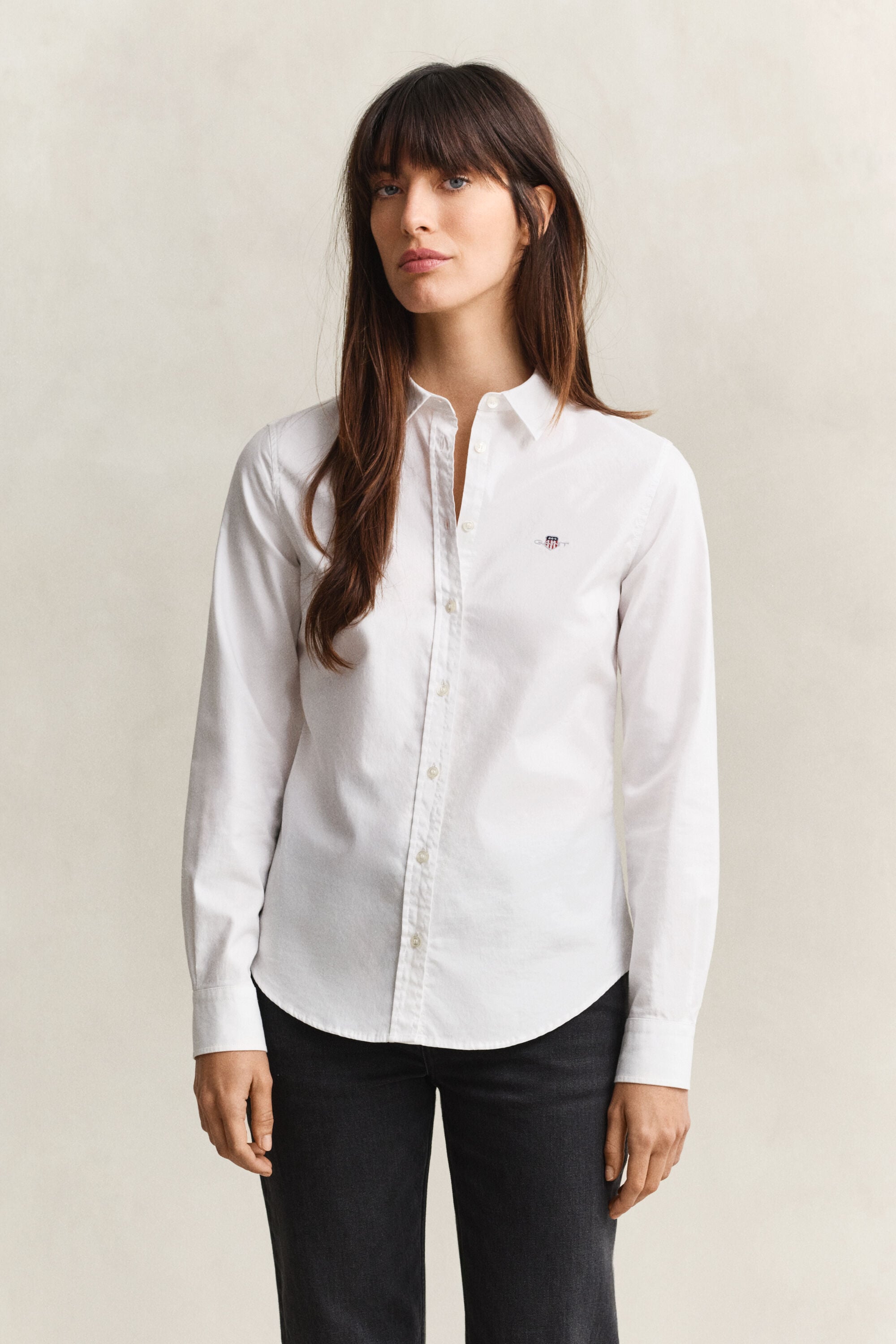 Classic Slim Oxford-hemd met stretch