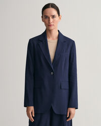 Veste blazer en lin stretch regular fit