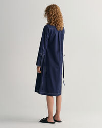 Robe-chemise &agrave; coutures Contrast