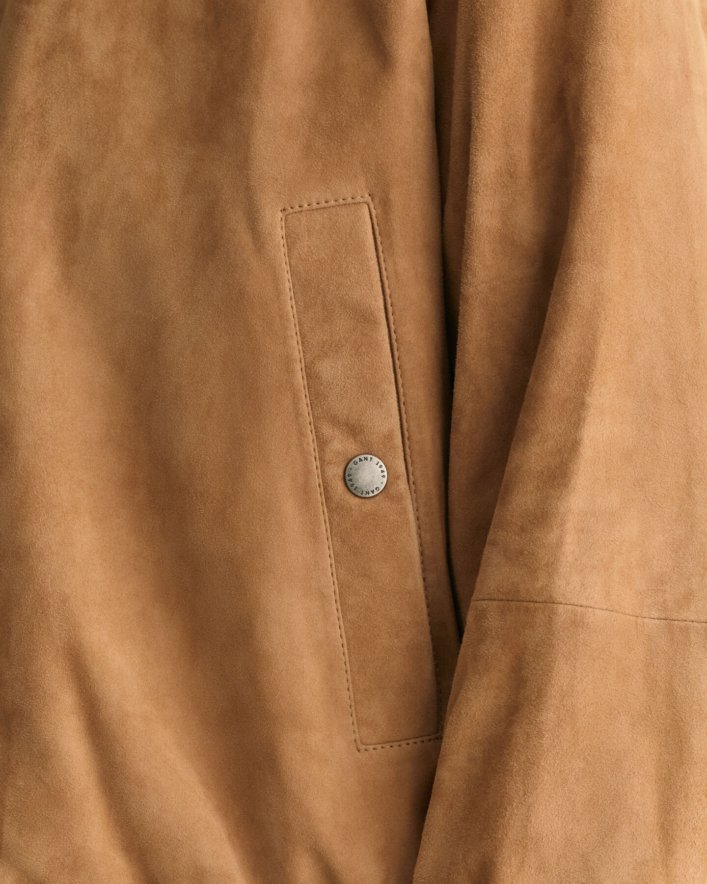 Blouson aviateur en daim