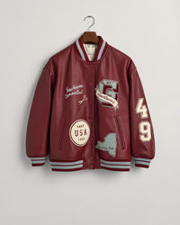 Leren GANT Varsity Jacket