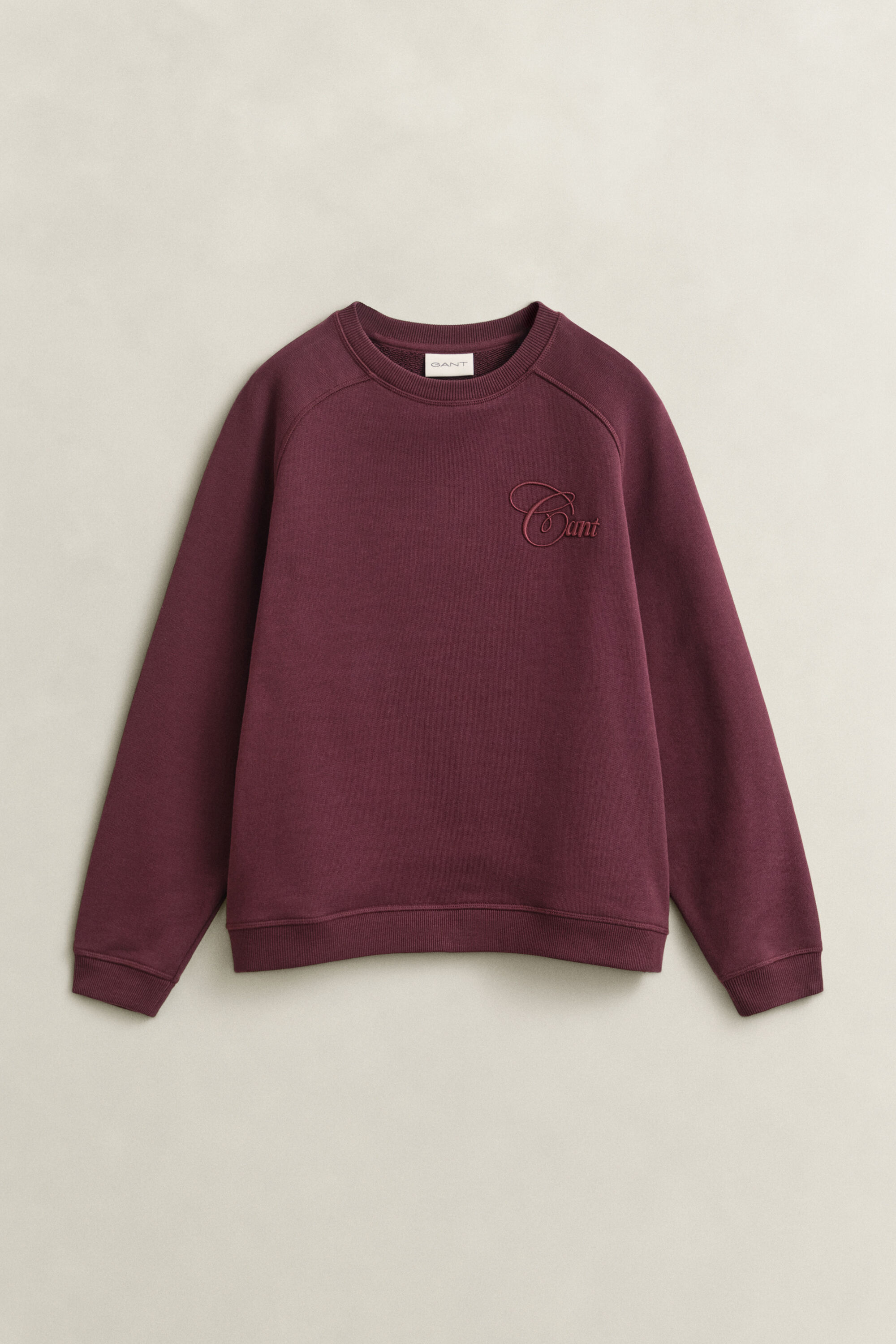 Sweatshirt met ton sur ton print