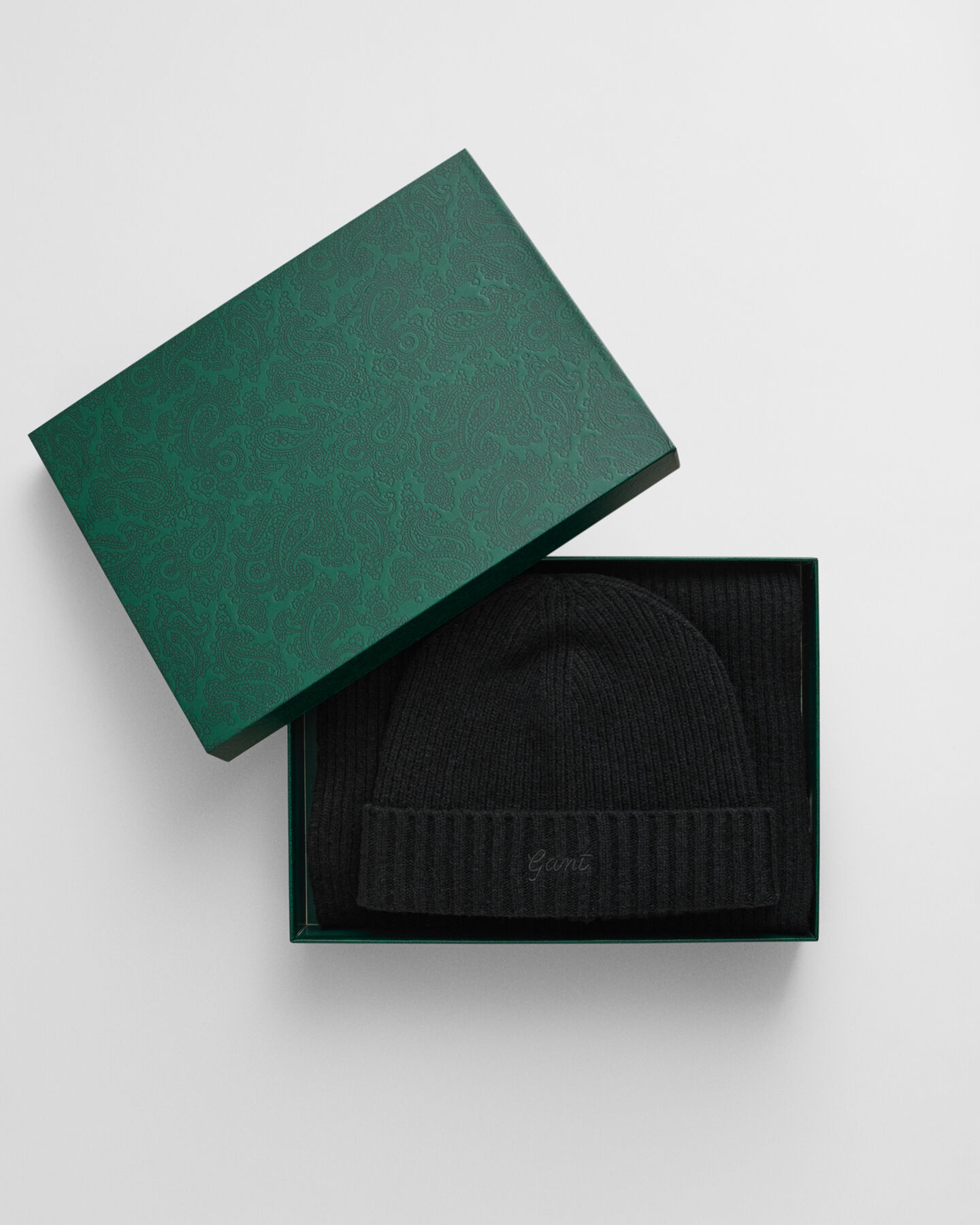 Script Graphic beanie & sjaal in cadeauverpakking