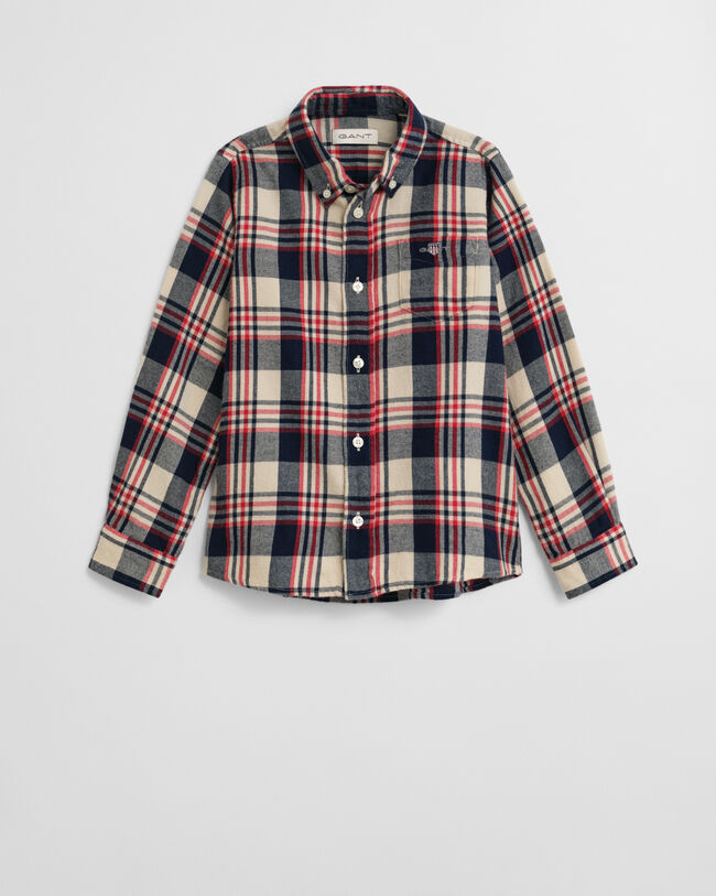 Chemise en flanelle à carreaux Enfant