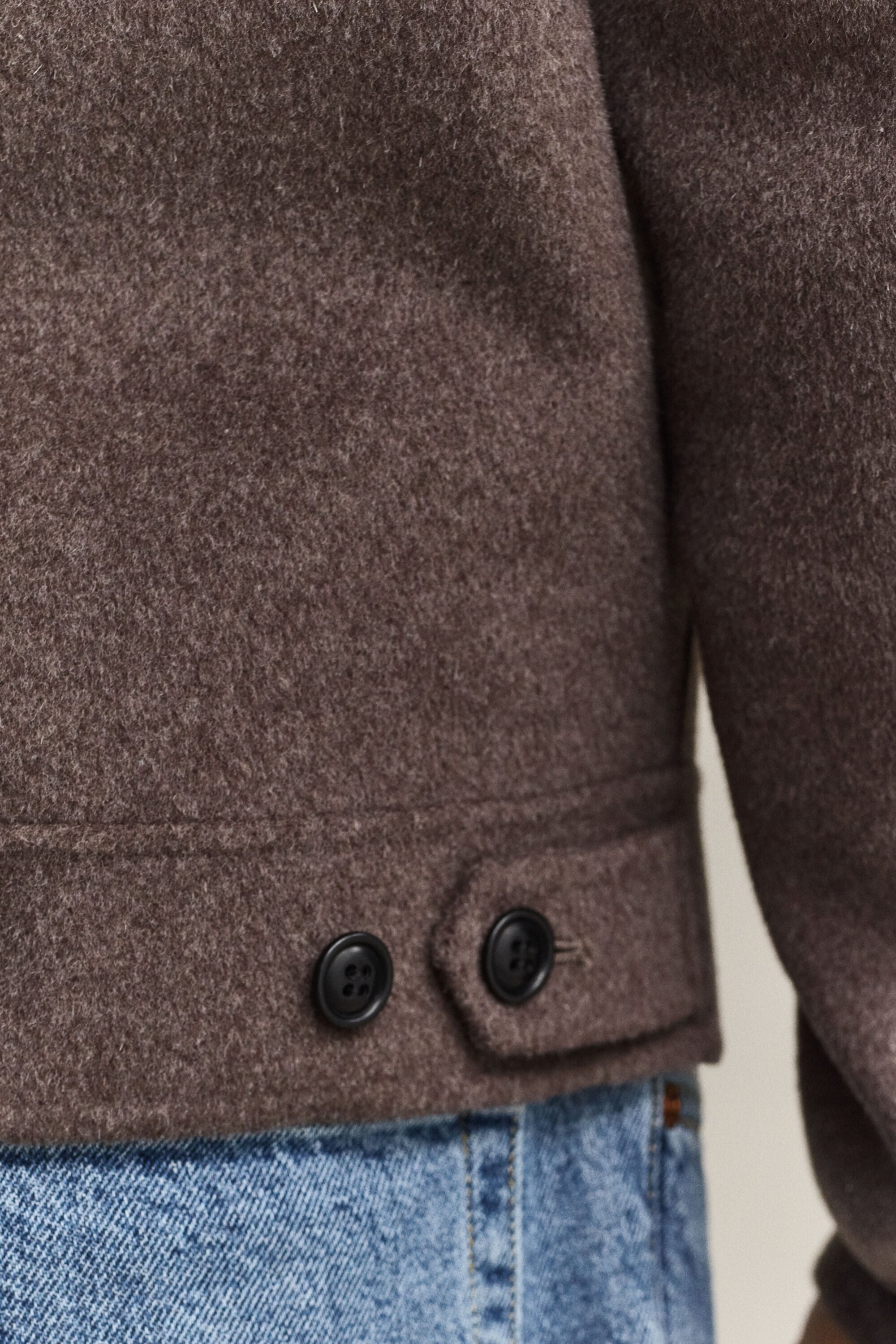 Veste cousue main