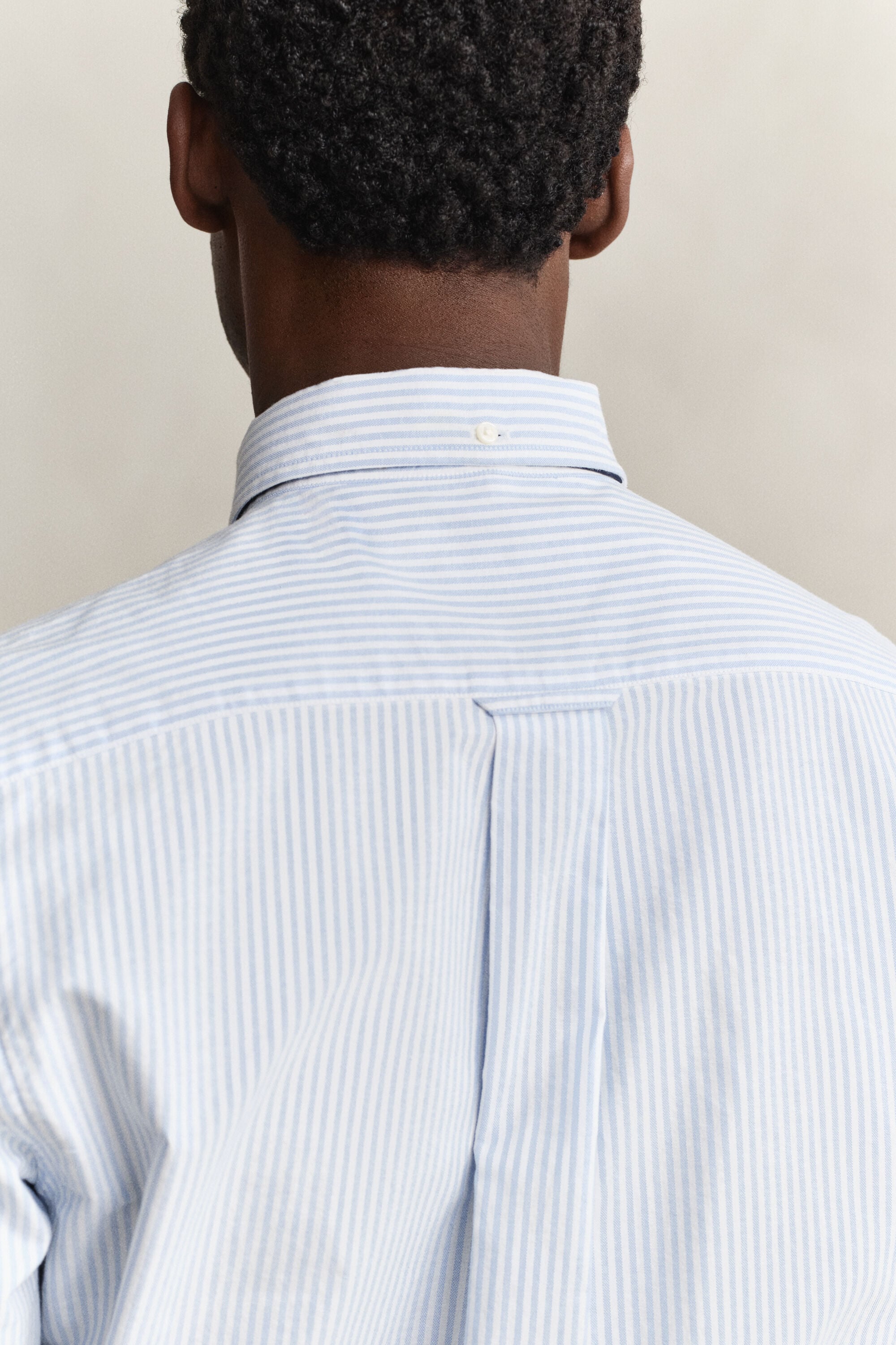 Chemise en coton Oxford classique à rayures Banker