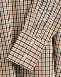 Oversized geruit hemd