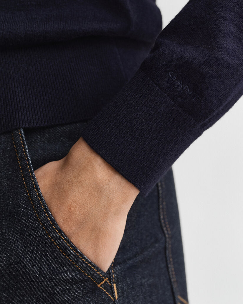 Cardigan col rond léger