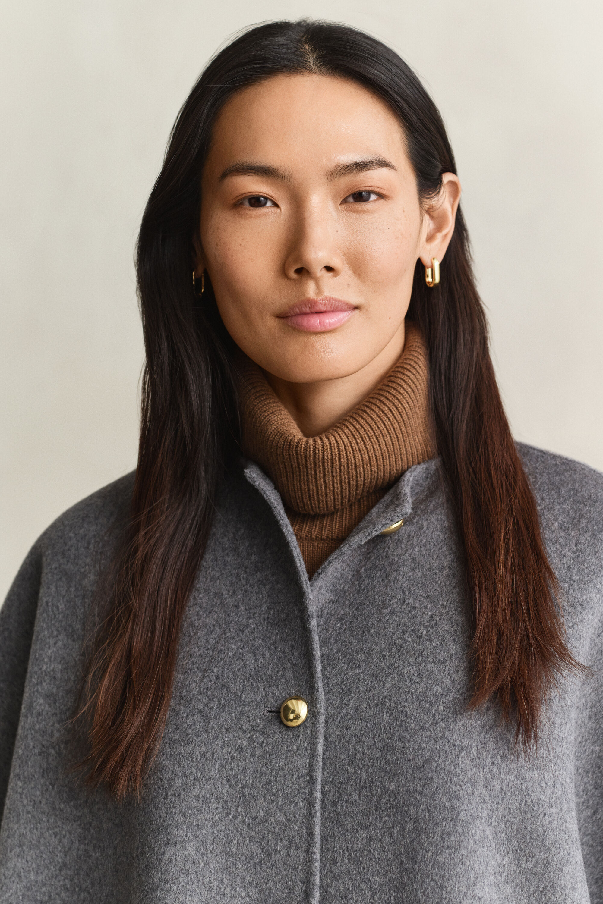 Manteau-cape cousu main