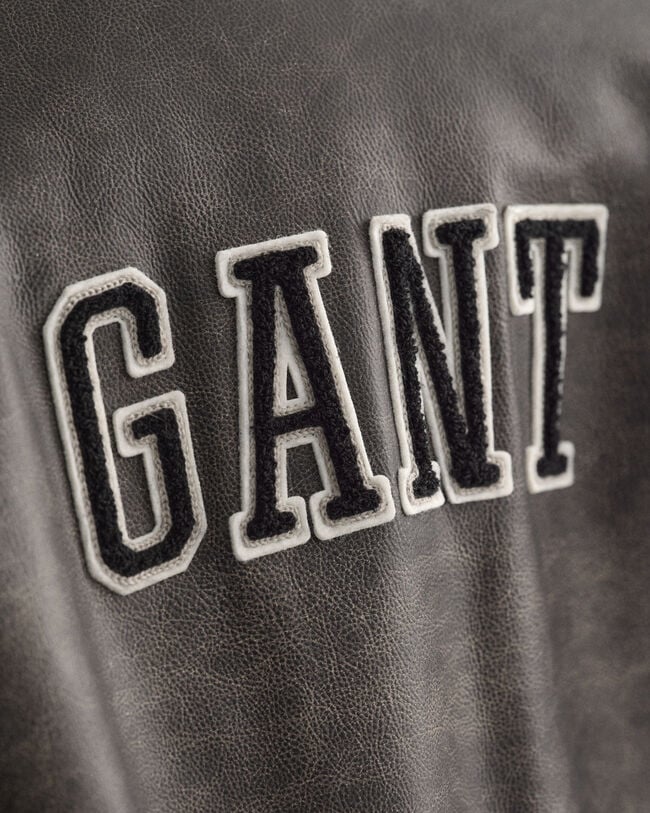 Leren GANT Varsity Jacket
