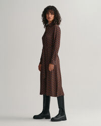 Slim Fit geometrische hemdjurk