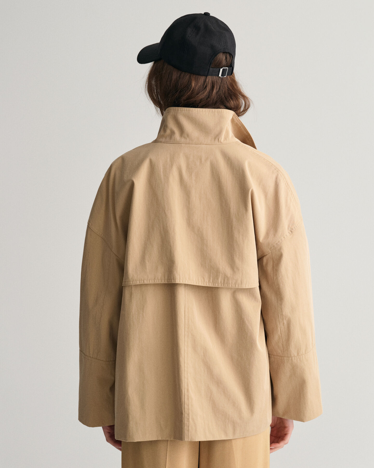 Trench-coat mi-long
