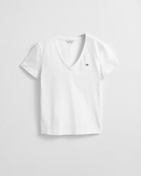 Shield T-shirt met V-hals