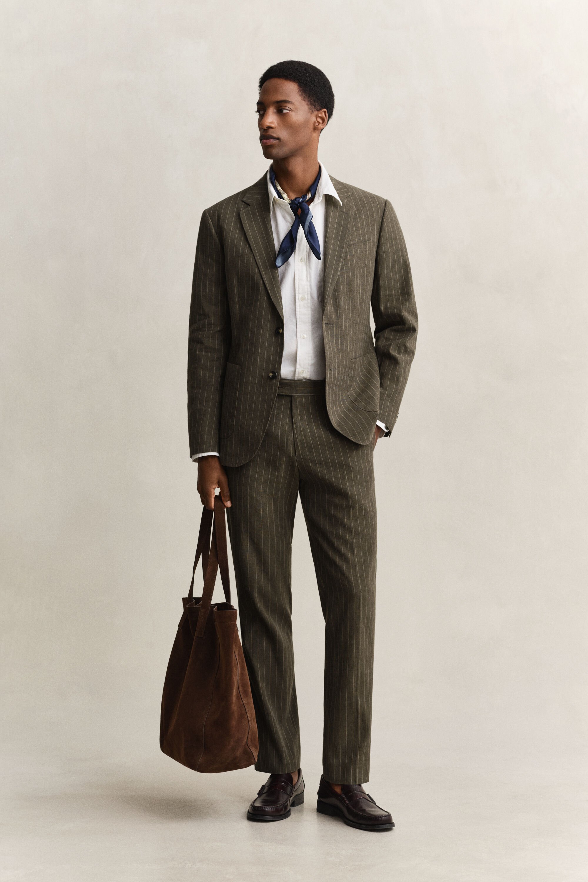 Veste de costume à rayures tennis